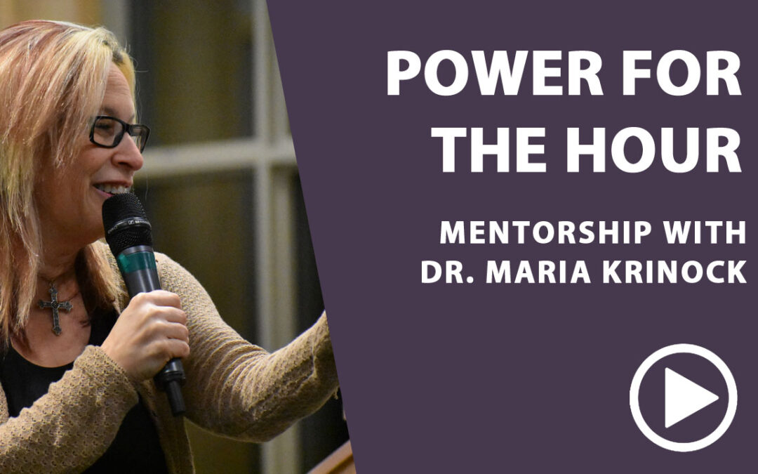 Mentorship with Dr Maria Krinock